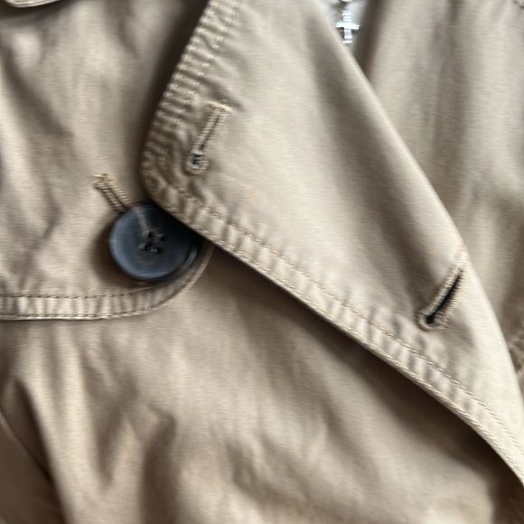 Gap Beige Belted Trench Coat, L - Picture 2 of 10